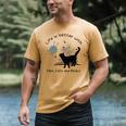 Life Is Better With Yarn Cats And Books Men's Comfort Colors T-Shirt Mustard Life Is Better With Yarn Cats And Books Men's Comfort Colors T-Shirt Mustard