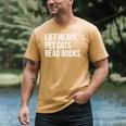 Lift Heavy Pet Cats Read Books Gym Workout Weight Lifter Men's Comfort Colors T-Shirt Mustard