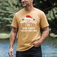 Most Likely To Read A Book Through Christmas Xmas Men's Comfort Colors T-Shirt Mustard Most Likely To Read A Book Through Christmas Xmas Men's Comfort Colors T-Shirt Mustard