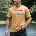 Literacy And Justice For All Reading Book Club Librarian Men's Comfort Colors T-Shirt Mustard