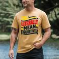 You Literally Mean Figuratively Grammar Teacher Book Writers Men's Comfort Colors T-Shirt Mustard