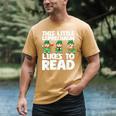 This Little Leprechaun Likes To Read St Patrick's Day Book Men's Comfort Colors T-Shirt Mustard