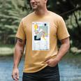Little Miss Muffet Reading a Picture Book Men's Comfort Colors T-Shirt Mustard