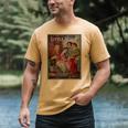 Louisa May Alcott Coming Of Age Novel Little Women Book Cover Small Men's Comfort Colors T-Shirt Mustard Louisa May Alcott Coming Of Age Novel Little Women Book Cover Small Men's Comfort Colors T-Shirt Mustard