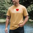 I LOVE BOOK RESTORATION Men's Comfort Colors T-Shirt Mustard I LOVE BOOK RESTORATION Men's Comfort Colors T-Shirt Mustard