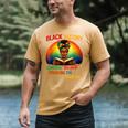 Melanin Honoring Past Inspiring Pride Book Month Men's Comfort Colors T-Shirt Mustard