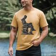 Men Pixel Art Geometric Book Human Drawing Graphic Men Men's Comfort Colors T-Shirt Mustard