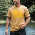 Midnight Reading Club Night Owl Book Readers Men's Comfort Colors T-Shirt Mustard
