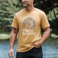 If You Need Me Owl Be Reading Book Students Lover Men's Comfort Colors T-Shirt Mustard