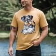 Nerdy Schnauzer Dog Book Lover Glasses Cute Pet For Men Women Kids Men's Comfort Colors T-Shirt Mustard Nerdy Schnauzer Dog Book Lover Glasses Cute Pet For Men Women Kids Men's Comfort Colors T-Shirt Mustard
