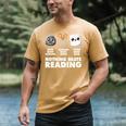 Nothing Beats Reading Bookworm Librarian Book Nerd Men's Comfort Colors T-Shirt Mustard Nothing Beats Reading Bookworm Librarian Book Nerd Men's Comfort Colors T-Shirt Mustard