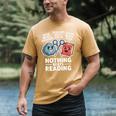 Nothing Beats Reading Rock Paper Scissors Book Lover Men's Comfort Colors T-Shirt Mustard