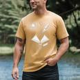 Novelty Universe Books Galaxy Adventure Drawing Women Men Men's Comfort Colors T-Shirt Mustard