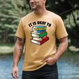 It Is Okay To Be a Grumpy Old Man Book Lover Premium Men's Comfort Colors T-Shirt Mustard It Is Okay To Be a Grumpy Old Man Book Lover Premium Men's Comfort Colors T-Shirt Mustard