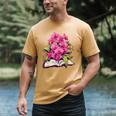 Orchids Flowers Book Floral Men's Comfort Colors T-Shirt Mustard Orchids Flowers Book Floral Men's Comfort Colors T-Shirt Mustard