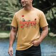 Poppy Field Wizard Of Oz Cowardly Brave Lion Book Men's Comfort Colors T-Shirt Mustard
