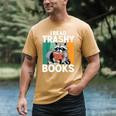 Raccoon Smutty Book Lover Spicy Romance Novels Women's Men's Comfort Colors T-Shirt Mustard