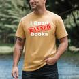I Read Banned Books Censored Red Stamp Reading Librarian Men's Comfort Colors T-Shirt Mustard