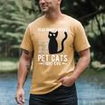 Read Banned Books Pet Cats Fight Evil Read Banned Books Men's Comfort Colors T-Shirt Mustard