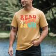 Read A Book Bruh Read Reading Librarian Boys Teen Kids Men's Comfort Colors T-Shirt Mustard Read A Book Bruh Read Reading Librarian Boys Teen Kids Men's Comfort Colors T-Shirt Mustard
