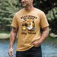 Read Books Be Kind Stay Weird Bookish Silly Goose Reading Men's Comfort Colors T-Shirt Mustard Read Books Be Kind Stay Weird Bookish Silly Goose Reading Men's Comfort Colors T-Shirt Mustard