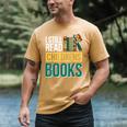 I Still Read Childrens Books Bibliophile Reader Men's Comfort Colors T-Shirt Mustard
