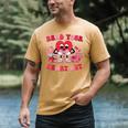 Read Your Heart Out Valentines Day Teachers Book Lovers Men's Comfort Colors T-Shirt Mustard
