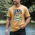 Read S'More Books Marshmallow Reading Smores Men's Comfort Colors T-Shirt Mustard