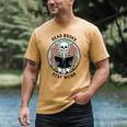 Reader Skeleton Read Books Be Kind Stay Weird Men's Comfort Colors T-Shirt Mustard