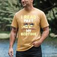Reading Books For Kids Book Lover Bookworm Librarian Men's Comfort Colors T-Shirt Mustard