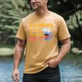 Reading Is My Favorite Sport Book Lovers Men's Comfort Colors T-Shirt Mustard