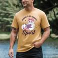 Reading Is My Favorite Sport Saying Cat And Book Lover Men's Comfort Colors T-Shirt Mustard Reading Is My Favorite Sport Saying Cat And Book Lover Men's Comfort Colors T-Shirt Mustard
