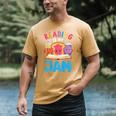 Reading Is My Jam I Love To Read Books Boy Girl Men's Comfort Colors T-Shirt Mustard Reading Is My Jam I Love To Read Books Boy Girl Men's Comfort Colors T-Shirt Mustard