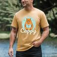 Reading Makes Me Cappy Bookworm Capybara Book Reading Men's Comfort Colors T-Shirt Mustard Reading Makes Me Cappy Bookworm Capybara Book Reading Men's Comfort Colors T-Shirt Mustard