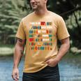 Reading Shirt There Is No Such Thing As Too Many Books Men's Comfort Colors T-Shirt Mustard