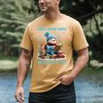 Reading Snow So Many Books Christmas Snow Little Time Men's Comfort Colors T-Shirt Mustard