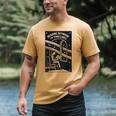 Reading Between The Timelines Time Travel Books Men's Comfort Colors T-Shirt Mustard Reading Between The Timelines Time Travel Books Men's Comfort Colors T-Shirt Mustard