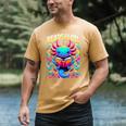 Readsalotl Axolotl Book Lovers Axolotls Men's Comfort Colors T-Shirt Mustard