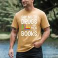 Red Ribbon Week Say No To Drugs Say Yes To Books Drug Free Men's Comfort Colors T-Shirt Mustard Red Ribbon Week Say No To Drugs Say Yes To Books Drug Free Men's Comfort Colors T-Shirt Mustard