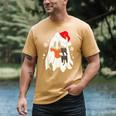 Retro Ghost Reading Book With Cat Bookish Club Christmas Men Women Kids Men's Comfort Colors T-Shirt Mustard
