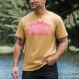 Retro Pink Coquette Bow Valentine Book Lover Varsity Men's Comfort Colors T-Shirt Mustard Retro Pink Coquette Bow Valentine Book Lover Varsity Men's Comfort Colors T-Shirt Mustard