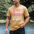 Ride Horses Read Books Be Happy Men's Comfort Colors T-Shirt Mustard