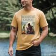 Robinson Crusoe Book Cover 1920 Men's Comfort Colors T-Shirt Mustard