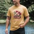 Romance Book Women Emotionally Attached Fictional Characters Men's Comfort Colors T-Shirt Mustard