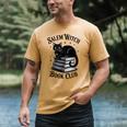 Salem Witch Book Club Bookish Halloween Cat Women Men's Comfort Colors T-Shirt Mustard Salem Witch Book Club Bookish Halloween Cat Women Men's Comfort Colors T-Shirt Mustard