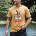 Santa's Favorite Book Dragon Christmas Magic Men's Comfort Colors T-Shirt Mustard Santa's Favorite Book Dragon Christmas Magic Men's Comfort Colors T-Shirt Mustard