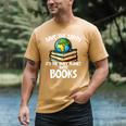 Save The Earth It’s The Only Planet With Books Men's Comfort Colors T-Shirt Mustard