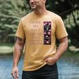 Saying Psychological Thriller Book Reader Lover Men's Comfort Colors T-Shirt Mustard