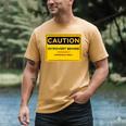 A Simple Yellow Warning Sign For Introvert Men's Comfort Colors T-Shirt Mustard