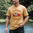Smut Reader Be A Good Girl & Spread Those Pages Spicy Book Men's Comfort Colors T-Shirt Mustard Smut Reader Be A Good Girl & Spread Those Pages Spicy Book Men's Comfort Colors T-Shirt Mustard
